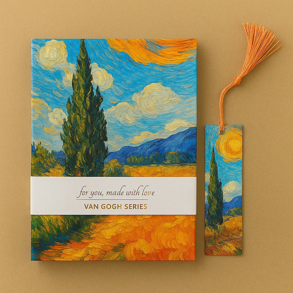 YLDZ Van Gogh Buğday Tarlası & Servi Ağaçları Tasarımlı Ajanda
