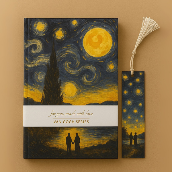 YLDZ Van Gogh Yıldızlı Gece Tasarımlı Ajanda